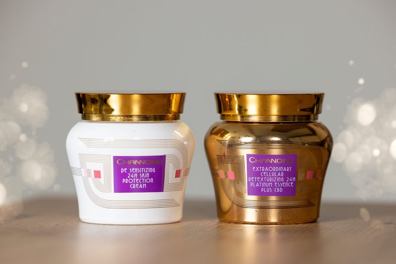 CHANNOINE Gesichtspflege: Schutzcreme und Platinum Essence